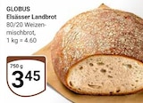 GLOBUS - Elsässer Landbrot Angebot im Prospekt Elsässer Landbrot bei GLOBUS im Prospekt "" für 3,45 €