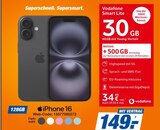 iPhone 16 im Angebot bei expert TeVi in Passau iPhone 16 Angebote von Apple bei expert TeVi Passau für 149,00 €