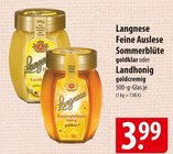 Sommerblüte goldklar oder Landhonig goldcremig Angebote von Langnese bei famila Nordost Kiel für 3,99 €