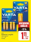 Batterien Longlife von Varta im aktuellen E center Prospekt