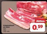 Schweinebauch am Stück im Angebot bei Markant Nordwest in Emden Schweinebauch am Stück Angebote bei Markant Nordwest Emden für 0,59 €