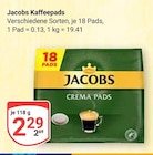 Kaffeepads Angebote von Jacobs bei GLOBUS Leipzig für 2,29 €