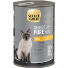 SELECT GOLD Pure Boîtes de Pâtée Chat Senior Poulet 6x400 g - SELECT GOLD en promo chez Maxi Zoo SELECT GOLD Pure Boîtes de Pâtée Chat Senior Poulet 6x400 g - SELECT GOLD dans le catalogue Maxi Zoo