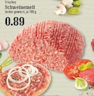 Frisches Schweinemett Angebote bei EDEKA Bergisch Gladbach für 0,89 €