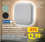 Akku-LED-Wandleuchte von Livarno Home im aktuellen Lidl Prospekt für 12,99 €