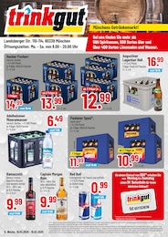 Aktueller Trinkgut Getränkemärkte Prospekt für München: Münchens neuester Getränkemarkt! mit 4} Seiten, 10.03.2025 - 15.03.2025