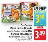 Pizza la Mia Grande Angebote von Dr. Oetker bei EDEKA Bietigheim-Bissingen für 3,19 €