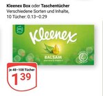 Box im Angebot bei GLOBUS in Krefeld Box Angebote von Kleenex bei GLOBUS Krefeld für 1,39 €