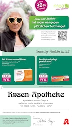 mea - meine apotheke Prospekt für Rüsselsheim mit 4 Seiten mea - meine apotheke Prospekt für Rüsselsheim: "Unsere Juli-Angebote", 4 Seiten, 01.07.2025 - 31.07.2025