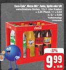 EDEKA Thurnau - Coca-Cola, Mezzo Mix, Fanta, Sprite oder Lift Angebot im Prospekt Coca-Cola, Mezzo Mix, Fanta, Sprite oder Lift bei EDEKA im Thurnau Prospekt für 9,99 €