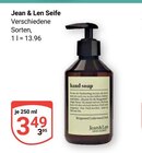 Seife Angebote von Jean & Len bei GLOBUS Neunkirchen für 3,49 €