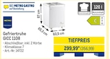 Gefriertruhe GICC 1108 im Metro Prospekt Gefriertruhe GICC 1108 von Metro Professional im aktuellen Metro Prospekt für 356,99 €