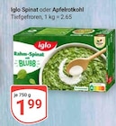 Aktuelles Spinat Angebot bei GLOBUS in Salzgitter ab 1,99 €