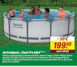 Aufstellpool Steel Pro MAX von Bestway im aktuellen toom Baumarkt Prospekt für 199,99 €