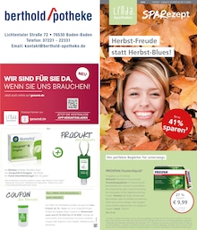 LINDA Premiumapotheke Prospekt für Baden-Baden mit 3 Seiten LINDA Premiumapotheke Prospekt für Baden-Baden: "Aktuelle Angebote", 3 Seiten, 01.10.2025 - 30.11.2025