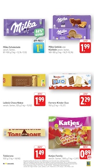 Milka im EDEKA Prospekt "Aktuelle Angebote" mit 54 Seiten (Frankfurt (Main))
