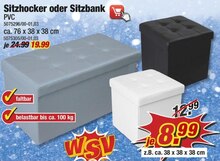 Sitzhocker oder Sitzbank bei POCO in Neu-Ulm Sitzhocker oder Sitzbank im Angebot bei POCO Neu-Ulm für 19,99 €