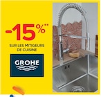 -15% sur les mitigeurs de cuisine Grohe - GROHE en promo chez Castorama Dunkerque