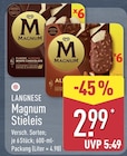 Magnum Stieleis im ALDI Nord Prospekt Magnum Stieleis von Langnese im aktuellen ALDI Nord Prospekt für 2,99 €