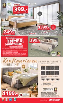 Kleiderschrank im Segmüller Prospekt "Segmüller Schlafen Spezial" mit 28 Seiten (Nürnberg)