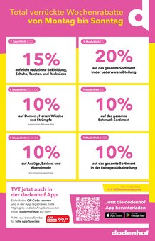 Bekleidung im dodenhof Prospekt "TVT TOTAL VERRÜCKTE TAGE" mit 12 Seiten (Hamburg)