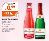 Aktuelles Sekt oder Fruchtsecco Angebot bei Müller in Neu Ulm ab 0,99 €