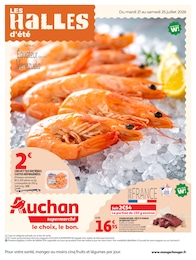 Prospectus Auchan Supermarché, "Les Halles d'été" à Cranves-Sales et alentours, 8 pages, 21/07/2026 - 27/07/2026 Catalogue Auchan Supermarché "Les Halles d'été" à Cranves-Sales et alentours, 8 pages, 21/07/2026 - 27/07/2026