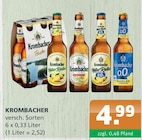 Krombacher im Angebot bei Getränke A-Z in Oranienburg Krombacher Angebote bei Getränke A-Z Oranienburg für 4,99 €