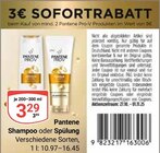 Shampoo im Angebot bei GLOBUS in Erftstadt Shampoo Angebote von Pantene bei GLOBUS Erftstadt für 3,29 €