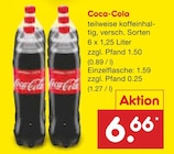 Coca-Cola Angebote von Coca-Cola bei Netto Marken-Discount Hagen für 6,66 €