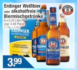 Weißbier im Getränke City Prospekt Weißbier von Erdinger im aktuellen Getränke City Prospekt für 3,99 €