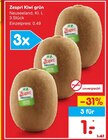 Kiwi grün im Angebot bei Netto Marken-Discount in Gera Kiwi grün Angebote von Zespri bei Netto Marken-Discount Gera für 1,00 €