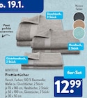 Frottiertücher von Novitesse im aktuellen ALDI SÜD Prospekt für 12,99 €