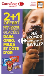Catalogue Carrefour Market à Lens, avec 14 pages Prospectus Carrefour Market à Lens, "Des promos complètement givrées", 14 pages, 12/07/2022 - 24/07/2022