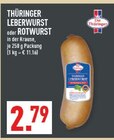 Thüringer Leberwurst Angebote von Die Thüringer bei Marktkauf Haltern am See für 2,79 €