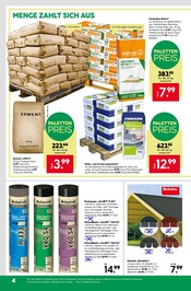 Aktueller BayWa Bau- und Gartenmärkte Prospekt mit Zement, "Hier bin ich gern", Seite 4