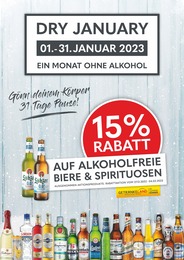 Getränkemarkt Prospekt von Getränkeland Zehdenick Getränkeland Prospekt: "Dry Januar", 1 Seite, 02.01.2023 - 04.02.2023