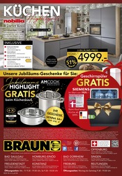 Aktueller BRAUN Möbel-Center Prospekt mit Küchenmöbel, "Jubiläums Rabatt", Seite 4