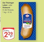 Thüringer Leberwurst Angebote bei GLOBUS Jena für 2,29 €