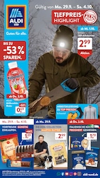 ALDI SÜD Prospekt für Wachtberg: "Gutes für Alle.", 42 Seiten, 29.09.2025 - 04.10.2025