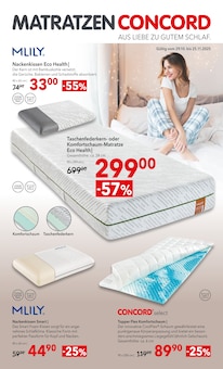 Aktueller Matratzen Concord Prospekt (Bendestorf, 9 Seiten zum blättern Matratzen Concord Prospekt AUS LIEBE ZU GUTEM SCHLAF mit 9 Seiten