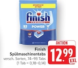 Spülmaschinentabs im Angebot bei E center in Offenburg Spülmaschinentabs Angebote von Finish bei E center Offenburg für 12,99 €