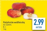 diska Reinsdorf - Plattpfirsiche weißfleischig Angebot im Prospekt Plattpfirsiche weißfleischig bei diska im Reinsdorf Prospekt für 2,99 €