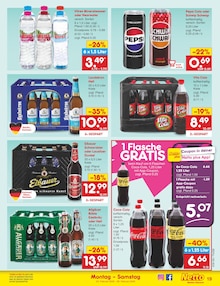 Mineralwasser im Netto Marken-Discount Prospekt "Aktuelle Angebote" mit 59 Seiten (Dresden)
