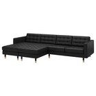 Aktuelles 4er-Sofa mit Récamieren Grann/Bomstad schwarz/Holz Grann/Bomstad schwarz Angebot bei IKEA in Stuttgart ab 2.299,00 €