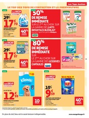 Promos Lessive dans le catalogue "LES TOPS DE LA RENTRÉE" de Auchan Hypermarché Lessive en promo dans le catalogue Auchan Hypermarché à la page 21