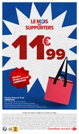 Promos Glacière dans le catalogue "LE MOIS DES SUPPORTERS" de Carrefour Market Glacière en promo dans le catalogue Carrefour Market à la page 2