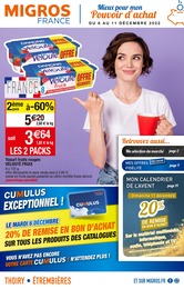 Catalogue Migros France avec 14 pages de promos Prospectus Migros France, "Mieux pour mon Pouvoir d'achat", pages, 06/12/2022 - 11/12/2022