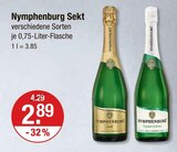 Sekt Gold von Nymphenburg im aktuellen V-Markt Prospekt für 2,89 €