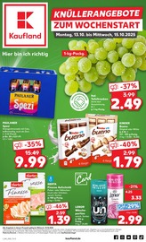 Kaufland Supermarkt Prospekt der aktuellen Woche mit 63 Seiten, gültig von 13.10.2025 bis 15.10.2025, in Aldersbach und Umgebung Aktueller Kaufland Supermarkt Prospekt in Aldersbach und Umgebung, "KNÜLLER" mit 63 Seiten, 13.10.2025 - 15.10.2025